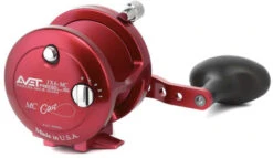 Avet JX 6.0 MC Single Speed Lever Drag Casting Reels Red