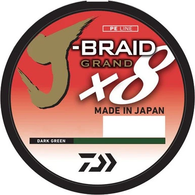 Daiwa J-Braid Grand - Dark Green 1 Daiwa J-Braid Grand - Dark Green