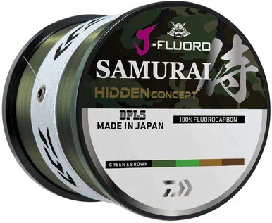 Daiwa J-Fluoro Samurai Hidden Concept Fluorocarbon Line 12lb - 1000yd 1 Daiwa J-Fluoro Samurai Hidden Concept Fluorocarbon Line 12lb - 1000yd
