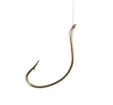 Eagle Claw 147 Kahle Snelled Hooks - Large - Size 2/0 1 Eagle Claw 147 Kahle Snelled Hooks - Large - Size 2/0