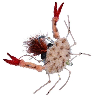 Enrico Puglisi Palometa Crab Saltwater Fly - #1/0wg - Tan 1 Enrico Puglisi Palometa Crab Saltwater Fly - #1/0wg - Tan