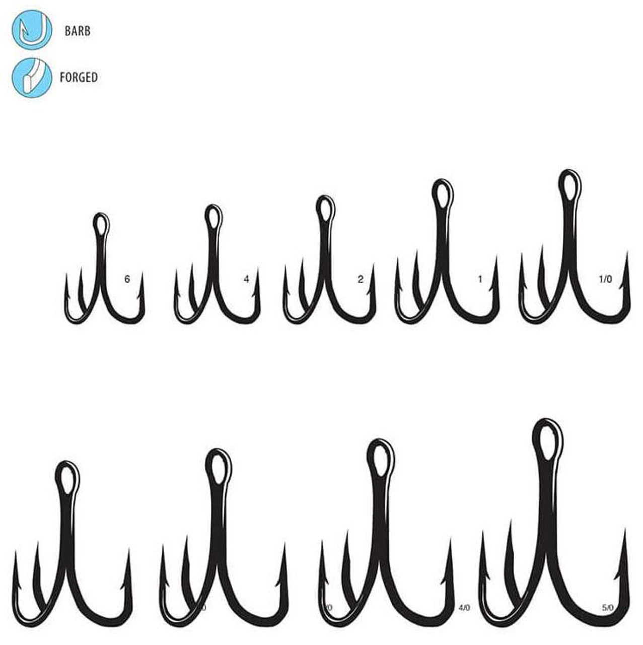 Gamakatsu 4X Strong Treble Hooks 2 Gamakatsu 4X Strong Treble Hooks - Image 2