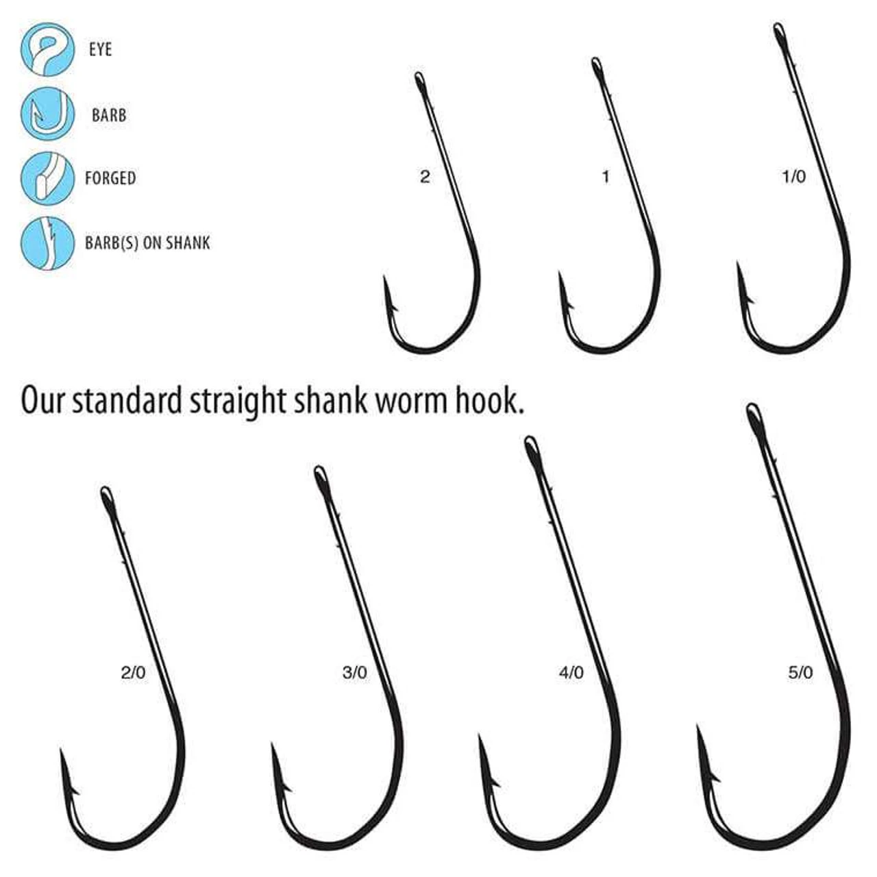 Gamakatsu Worm Hooks 2 Gamakatsu Worm Hooks - Image 2