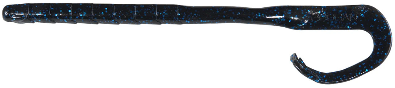 Googan Baits 10" Mondo Worm - Black Blue Flake 1 Googan Baits 10" Mondo Worm - Black Blue Flake