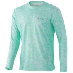 Huk Icon X Running Lakes Long Sleeve Shirt - Beach Glass - Medium