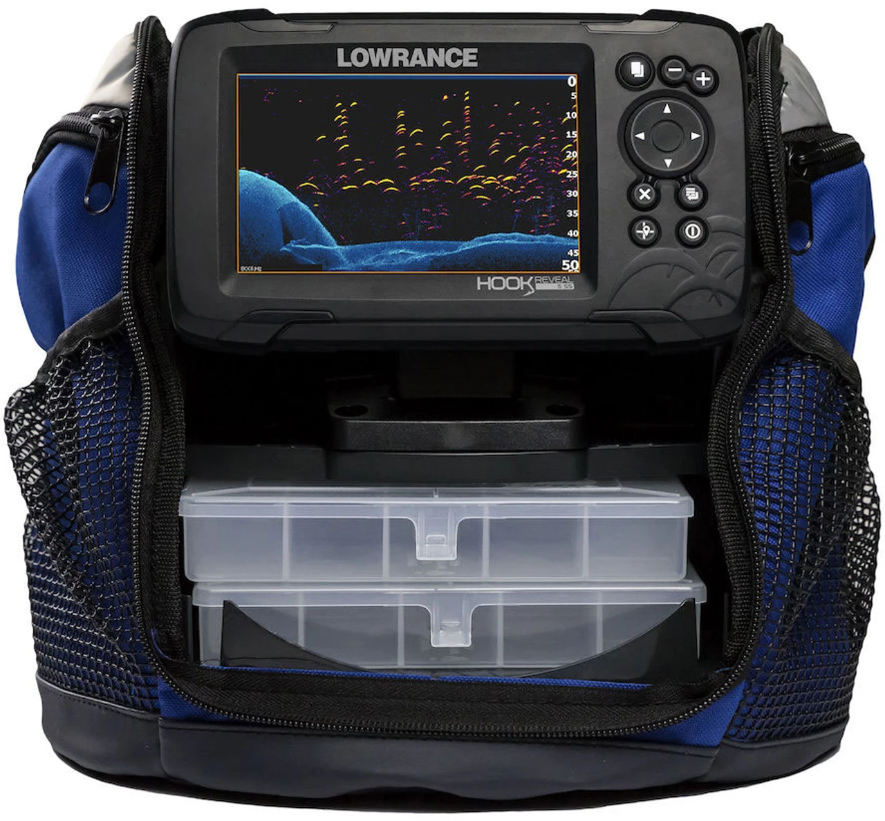 Lowrance HOOK Reveal 5 Ice Machine W/ SplitShot Transducer 1 Lowrance HOOK Reveal 5 Ice Machine W/ SplitShot Transducer