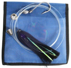 MagicTail Hoo Magic Pin Rigged Trolling Head - 1oz - Black Purple