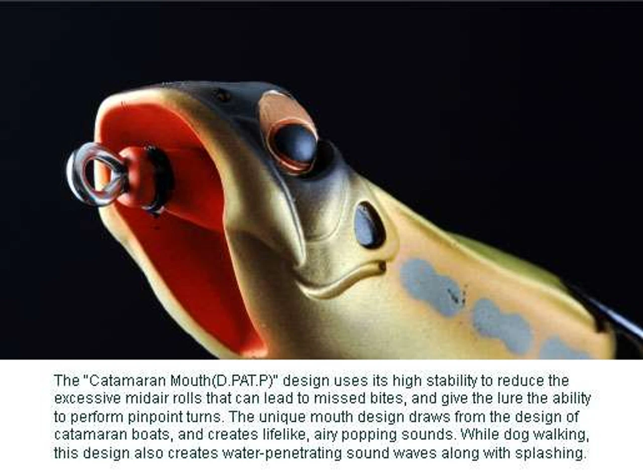 Megabass Pony Gabot Frog Top Water Popper 5 Megabass Pony Gabot Frog Top Water Popper - Image 5