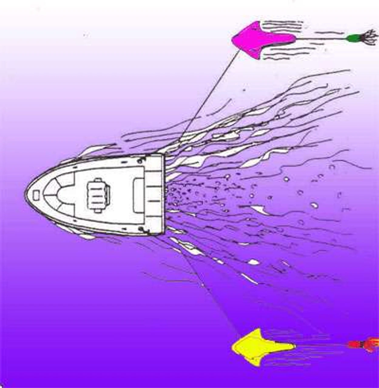 Out-Rover Outrigger/Teaser - Green - Port (Left) 2 Out-Rover Outrigger/Teaser - Green - Port (Left) - Image 2