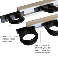 Rush Creek Creations 3-in-1 All Weather 6 Rod Wall/Ceiling Rack -Saltwater Fishing Deals Store rush creek creations 40 4004 3 in 1 all weather 6 rod wall ceiling storage rack 65768.1651237248