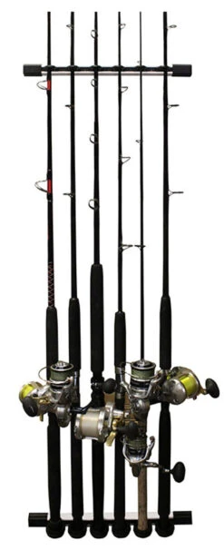 Rush Creek Creations 3-in-1 All Weather 6 Rod Wall/Ceiling Rack