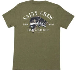 Salty Crew Bass Man Short Sleeve T-Shirt - Spruce - Small