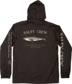 Salty Crew Bruce Snap Jacket - Black - X-Large