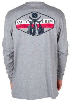 Salty Crew High Tail Premium Long Sleeve Tee - Athletic Heather