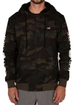 Salty Crew Refuge Sherpa Zip Fleece - Camo - 2X-Large