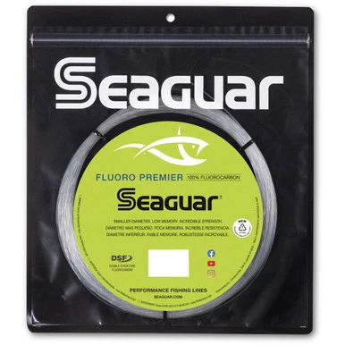 Seaguar Fluoro Premier Big Game Fluorocarbon Leader Material 110yds 1 Seaguar Fluoro Premier Big Game Fluorocarbon Leader Material 110yds