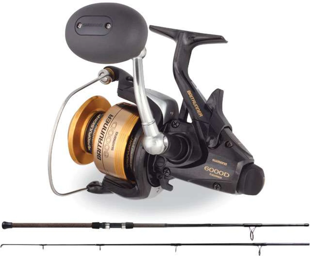 Shimano Baitrunner BTR6000D Beach Runner BR1220S80CT Surf Spin Combo 2 Shimano Baitrunner BTR6000D Beach Runner BR1220S80CT Surf Spin Combo - Image 2