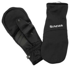Simms Freestone Foldover Mitt - Black - Large