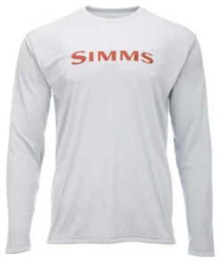 Simms Long Sleeve Tech Tee - Sterling - Medium