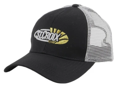 St. Croix Trucker Mesh Hat - Black 1 St. Croix Trucker Mesh Hat - Black