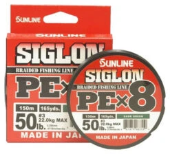 Sunline Siglon PEx8 Braided Line - Dark Green 50lb