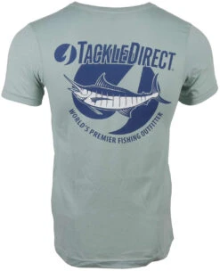 TackleDirect Marlin Short Sleeve T-Shirt - Heather Sage - Large