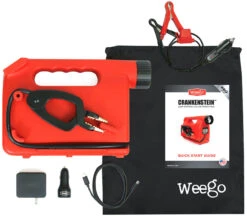 WeeGo Crankenstein 12V/24V Jump Starter & LED Flashlight -Saltwater Fishing Deals Store weego c154 crankenstein jump starter 24937.1651334978