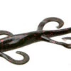 Zoom Lizard Bait - 6in - Black Red Glitter